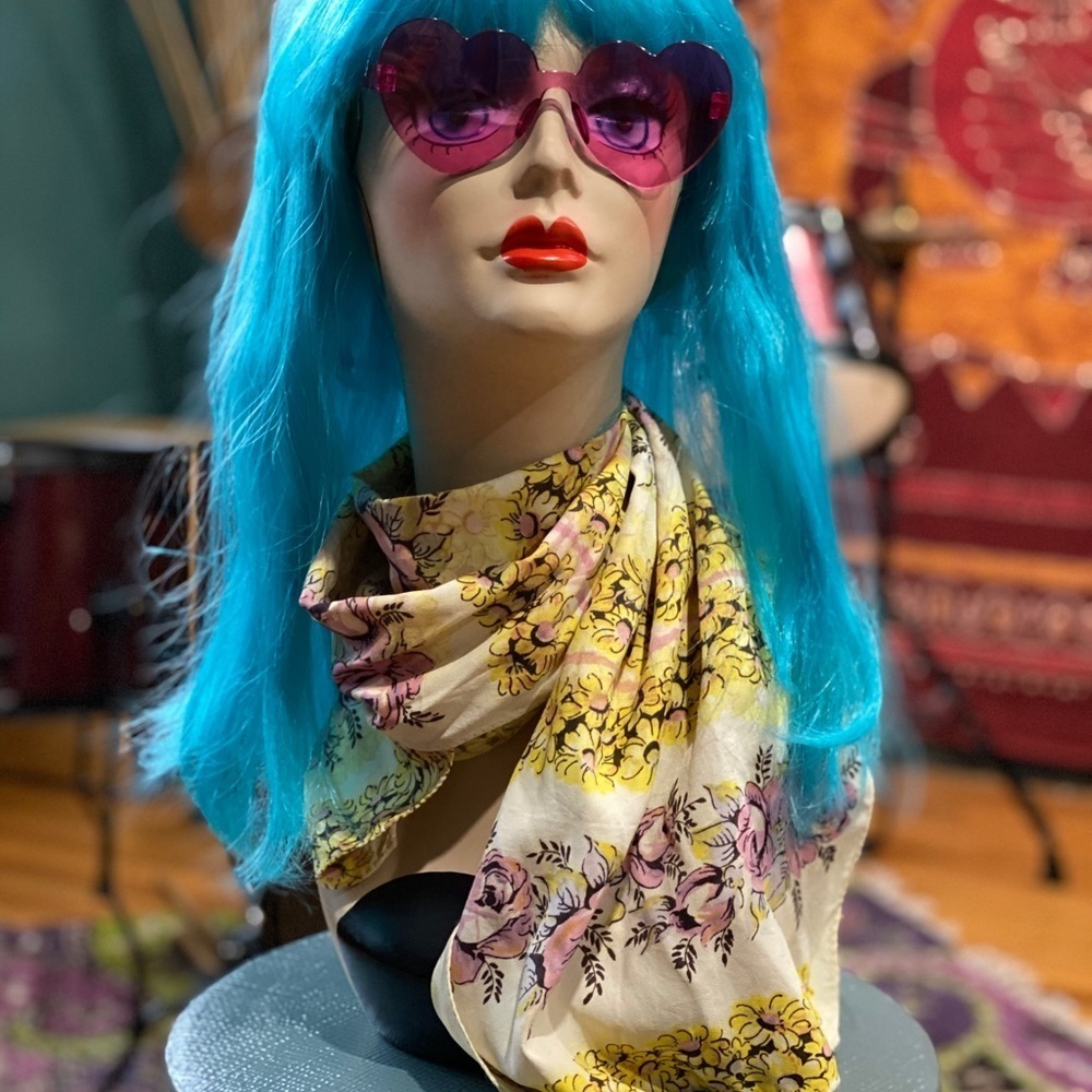 Vintage floral scarf